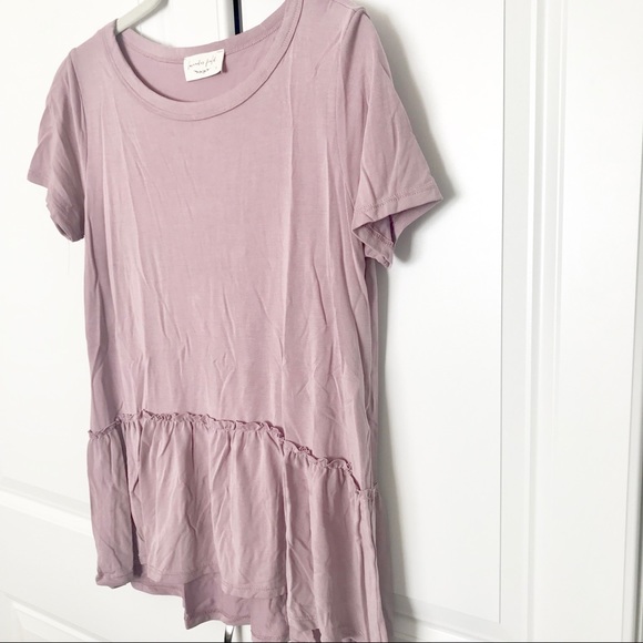 lavender field Tops - Purple Peplum Blouse